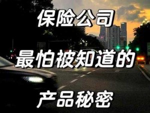 保险王的秘密 3：揭秘保险界的顶级神器