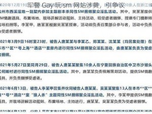 军警 Gay 玩 sm 网站涉黄，引争议