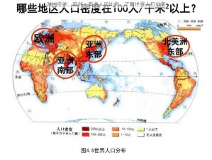 对比亚洲、欧洲、美洲人口比例，了解世界人口分布