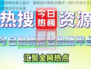 7月15日微博热搜大盘点：最新排行榜热点事件一网打尽关注今日热门话题TOP潮流资讯来袭