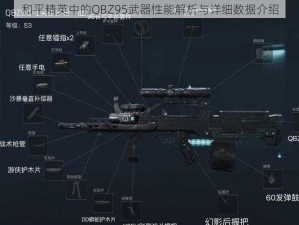 和平精英中的QBZ95武器性能解析与详细数据介绍