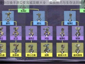 使命召唤手游异变围城攻略大全：实战技巧与生存法则解析