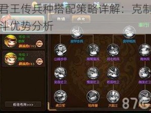 少年君王传兵种搭配策略详解：克制关系与战斗优势分析