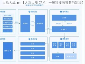 人马大战crm【人马大战 CRM：一场科技与智慧的对决】