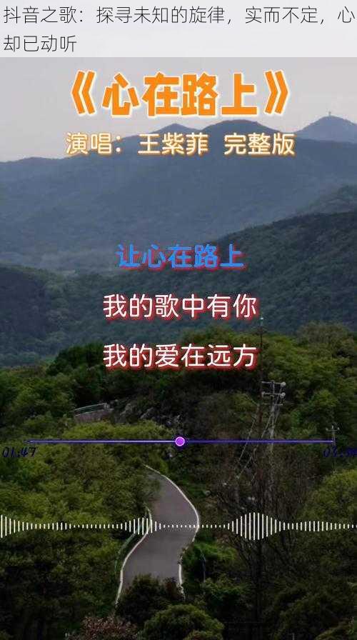 抖音之歌：探寻未知的旋律，实而不定，心却已动听