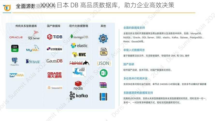 XXXX 日本 DB 高品质数据库，助力企业高效决策