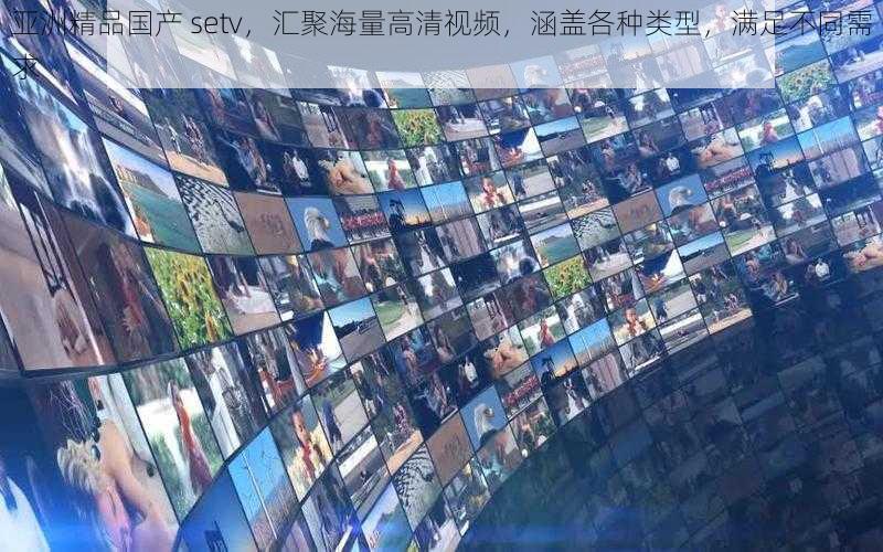 亚洲精品国产 setv，汇聚海量高清视频，涵盖各种类型，满足不同需求