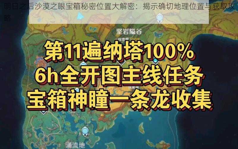 明日之后沙漠之眼宝箱秘密位置大解密：揭示确切地理位置与获取攻略