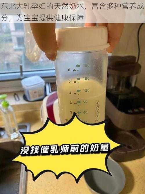 东北大乳孕妇的天然奶水，富含多种营养成分，为宝宝提供健康保障