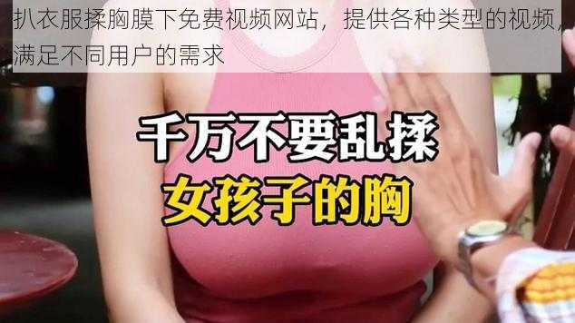 扒衣服揉胸膜下免费视频网站，提供各种类型的视频，满足不同用户的需求