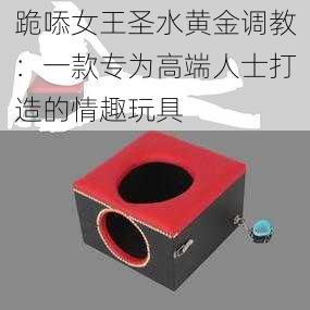 跪㖭女王圣水黄金调教：一款专为高端人士打造的情趣玩具