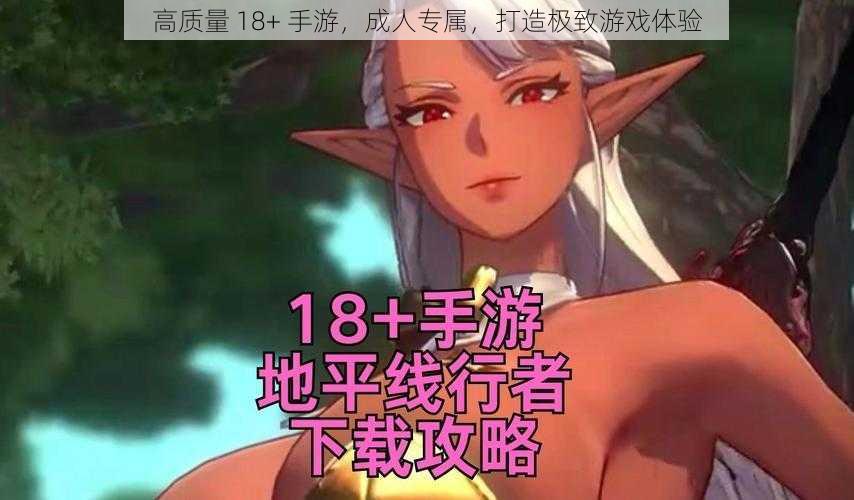 高质量 18+ 手游，成人专属，打造极致游戏体验