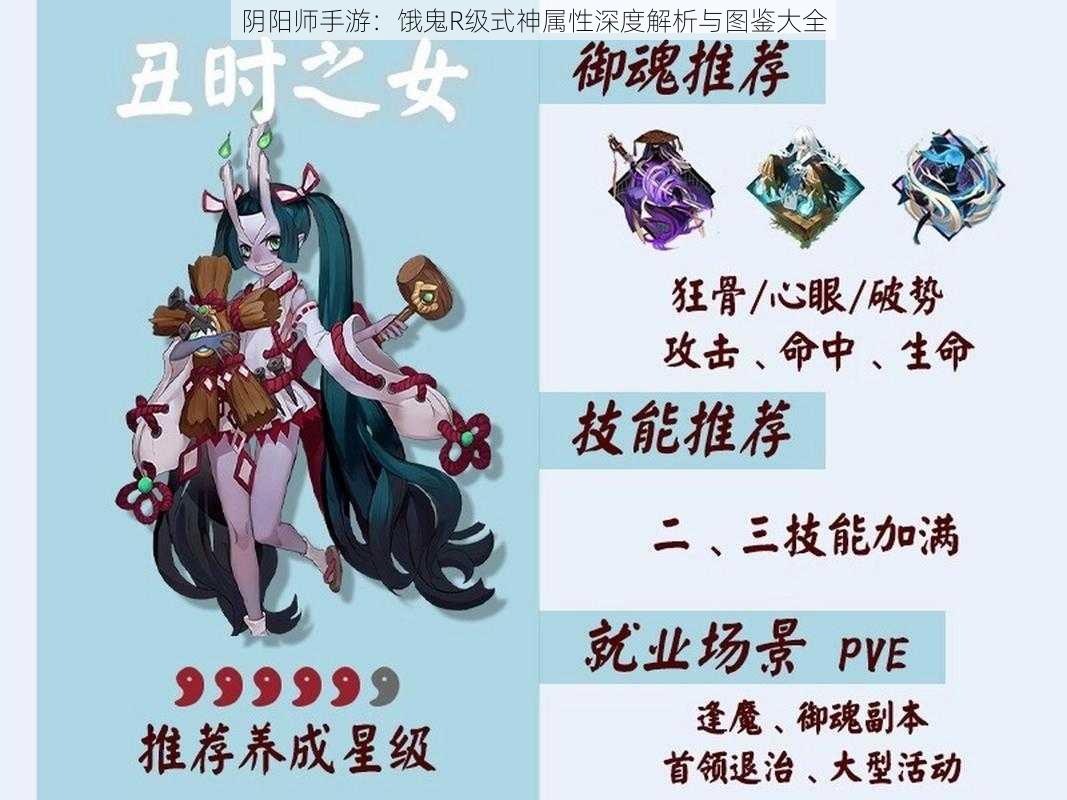 阴阳师手游：饿鬼R级式神属性深度解析与图鉴大全