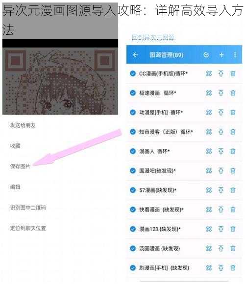 异次元漫画图源导入攻略：详解高效导入方法