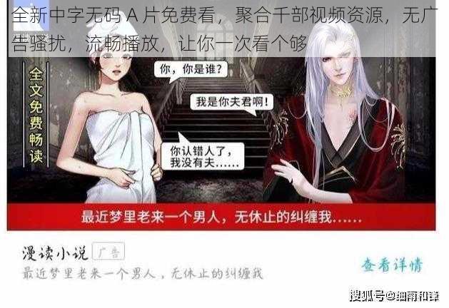 全新中字无码 A 片免费看，聚合千部视频资源，无广告骚扰，流畅播放，让你一次看个够