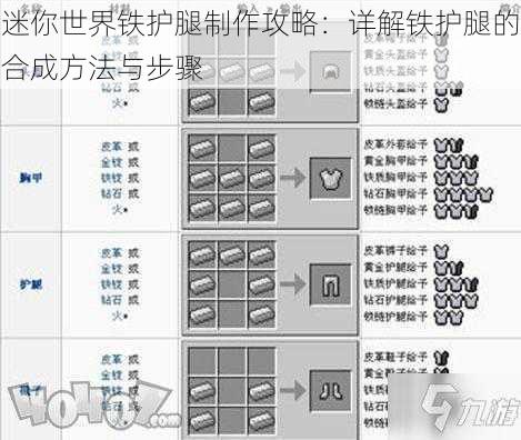 迷你世界铁护腿制作攻略：详解铁护腿的合成方法与步骤