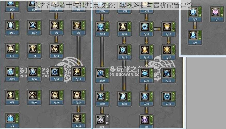 龙之谷圣骑士技能加点攻略：实战解析与最优配置建议