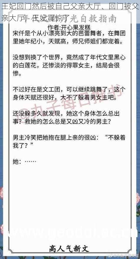 王妃回门然后被自己父亲大厅、回门被父亲大厅，王妃震惊了