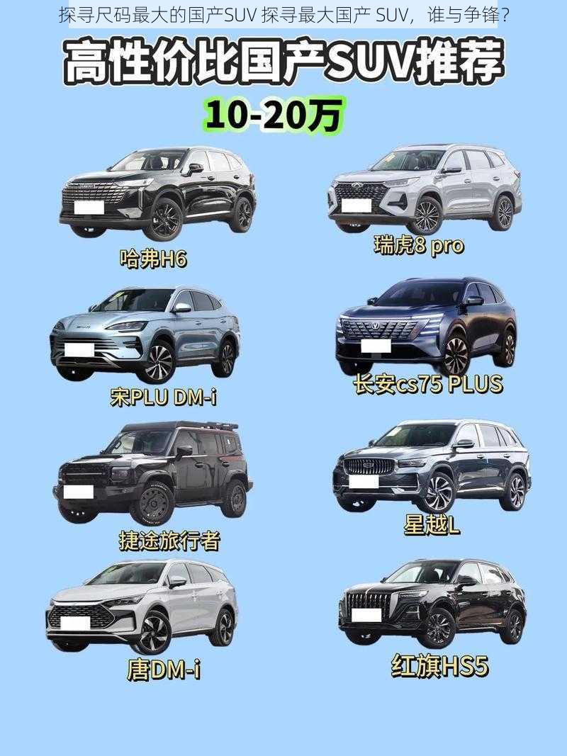 探寻尺码最大的国产SUV 探寻最大国产 SUV，谁与争锋？