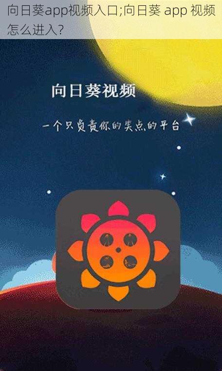 向日葵app视频入口;向日葵 app 视频怎么进入？