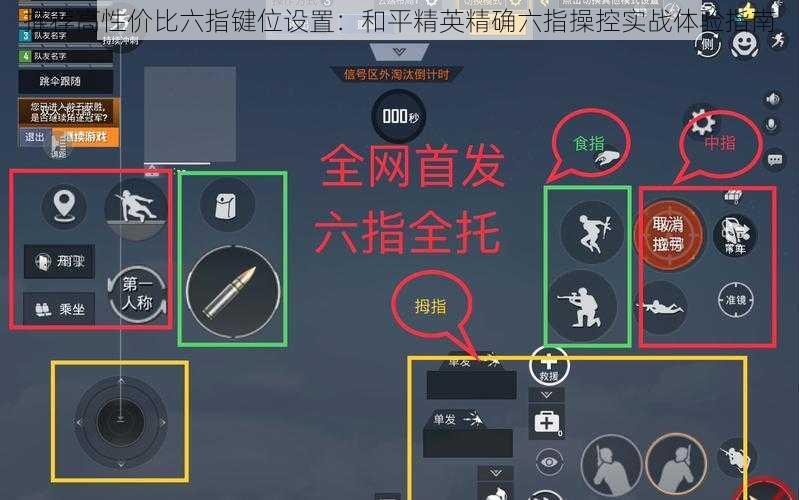 推荐高性价比六指键位设置：和平精英精确六指操控实战体验指南