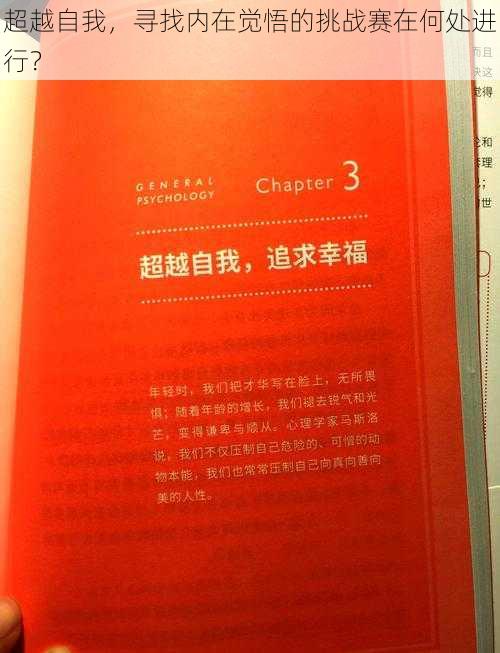 超越自我，寻找内在觉悟的挑战赛在何处进行？