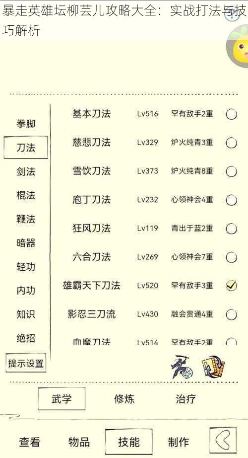 暴走英雄坛柳芸儿攻略大全：实战打法与技巧解析