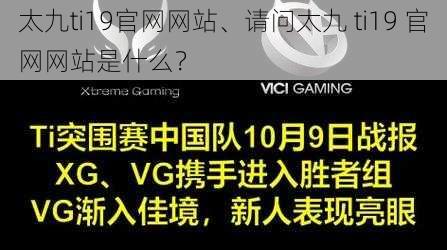 太九ti19官网网站、请问太九 ti19 官网网站是什么？