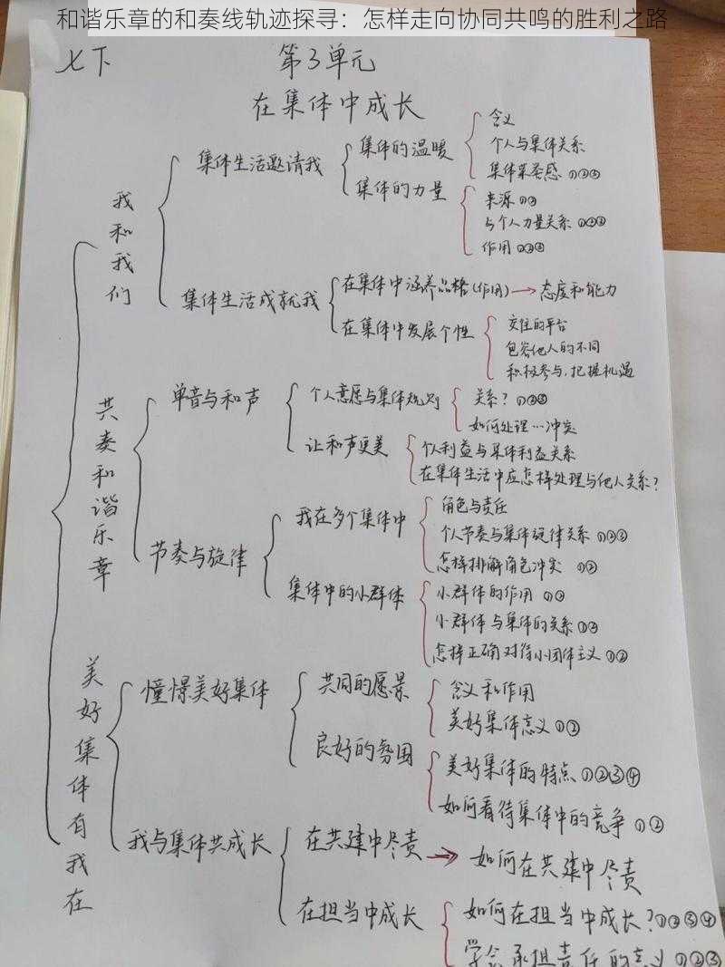 和谐乐章的和奏线轨迹探寻：怎样走向协同共鸣的胜利之路