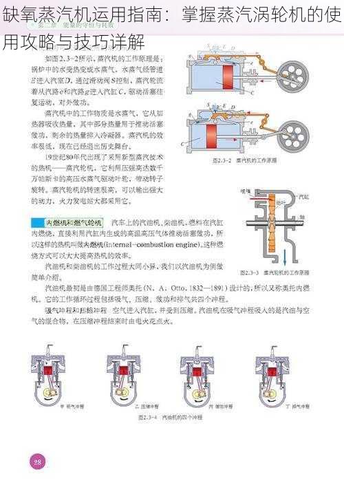 缺氧蒸汽机运用指南：掌握蒸汽涡轮机的使用攻略与技巧详解