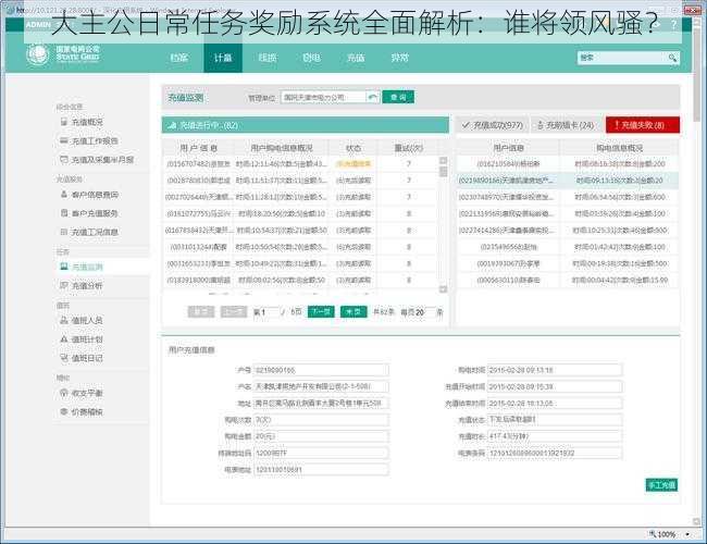 大主公日常任务奖励系统全面解析：谁将领风骚？