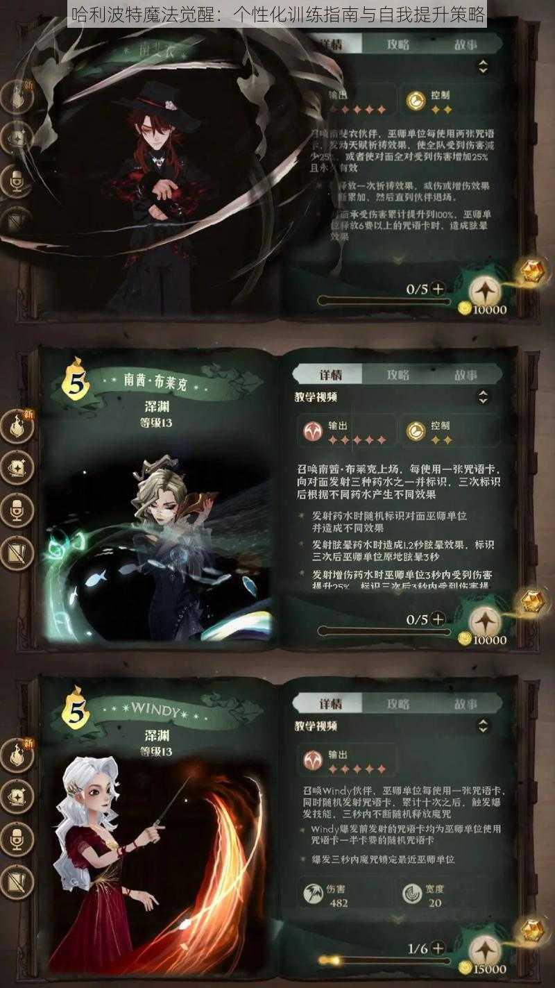 哈利波特魔法觉醒：个性化训练指南与自我提升策略